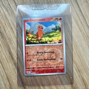Pokémon 151 CHARMANDER Costco Promo Cosmos Holographic Foil Trading Card